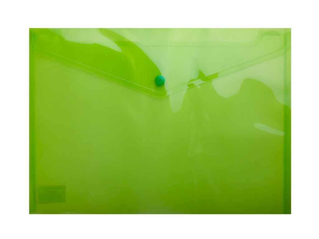 Папка-конверт, на кнопці, А4, салатова BM.3926-15 ТМ BUROMAX BP, фото 1