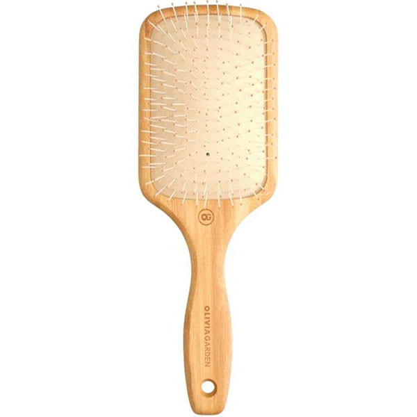 Щітка для волосся бамбукова квадратна Olivia Garden Touch Detangle Nylon L, фото 1