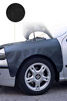 Универсальный сервисный чехол на крыло авто для защиты от повреждений многоразовый из прочной эко кожи 1 шт.