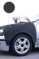 Универсальный сервисный чехол на крыло авто для защиты от повреждений многоразовый из ткани черный 1шт. Mammoo