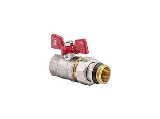 Кран з американкою 1/2 Red антипротічка KR0189 ТМ KOER BP