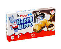 Печенье с молочной и шоколадной начинкой Kinder Happy Hippo Kakao, 103,5 г (4008400441023)