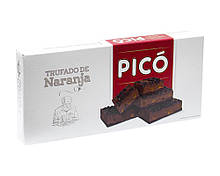 Туррон Pico шоколадний трюфель із апельсином Trufado De Naranja, 150 г