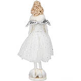 Фігура "Принцеса Сніжинка" для новорічного декору під ялинку 48 см, фото 3