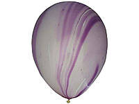 Шарики воздушные (надувные) 12 (30 см) агат фиолетовый 1205-636 (5шт/уп) 825636 ТМ PELICAN BP