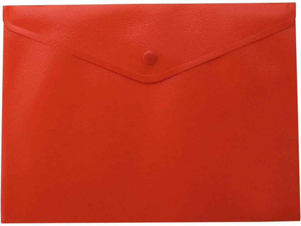 Папка-конверт А5 на кнопці, матова, червоний BM.3935-05 (6шт/уп) ТМ BUROMAX, фото 1