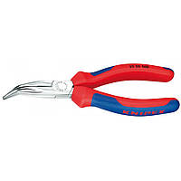 Круглогубцы KNIPEX (книпекс) изогнутые губки, с режущими кромками, 160 мм