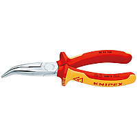 Круглогубцы KNIPEX (книпекс) изогнутые губки, изолированные VDE, 160 мм