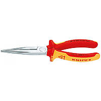 Круглогубцы KNIPEX (книпекс) с режущими кромками, изолированные VDE, 200 мм