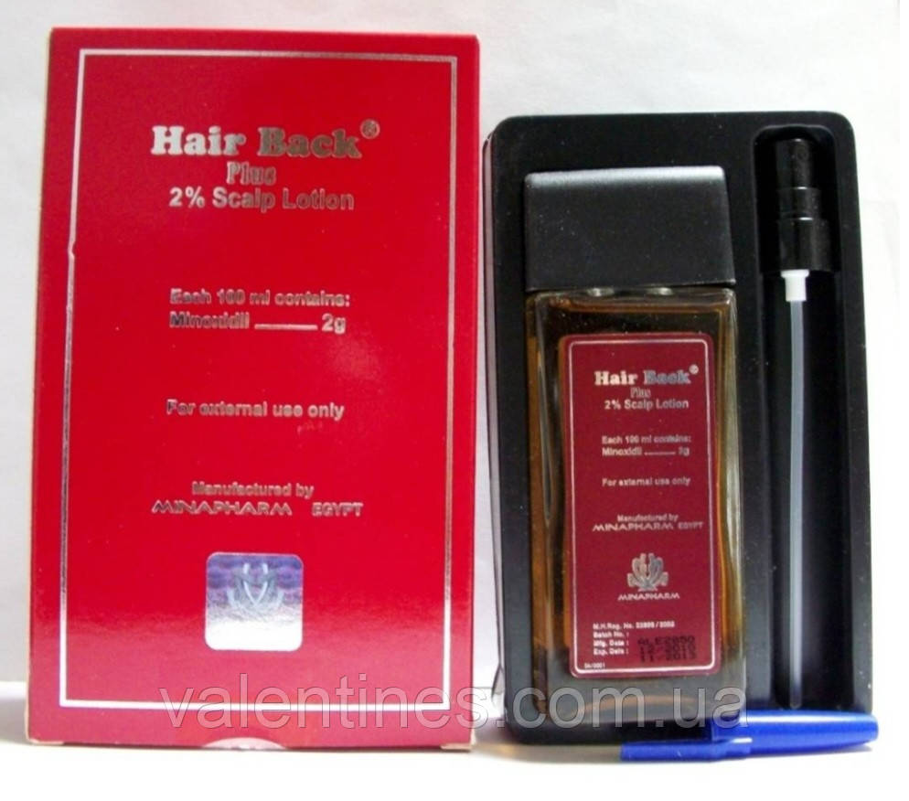 Hair Plus Back Хейр плас бек лосьйон для шкіри голови 100 мл (2%)