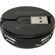 USB-хаб Defender Quadro Light Black