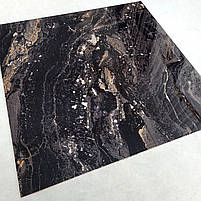 Плитка під чорний мармур глянець 60х60 Керамораніт, фото 2