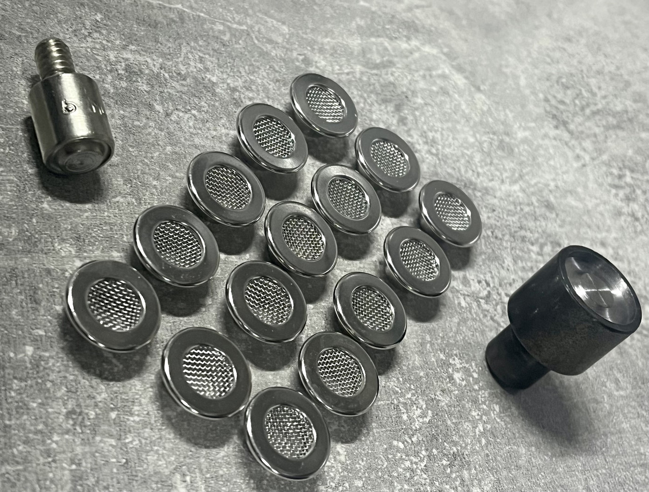 Люверси 8 мм сітка НЕРЖУВАЛЬНИЙ (в пакованні 500 штук) Нікель