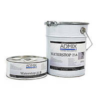 Двухкомпонентная жидкая гидроизоляционная мембрана Waterstop 2K, серый, 12 кг Admix (Турция)