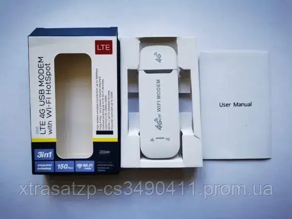 Беспроводной USB модем/роутер WI-FI 4G LTE 3 in 1 150 Mbps HotSpot с точкой доступа SIM-карты - фото 5 - id-p1666382688