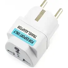 Мережевий перехідник Atcom 17441 White UK/US - EU