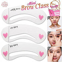 Трафареты для бровей Mini Brow Class 00028