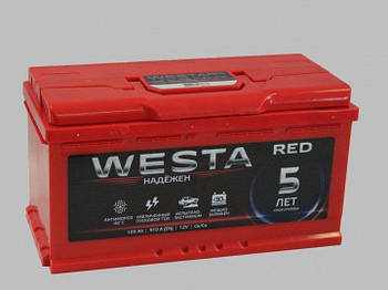 Автомобільний акумулятор WESTA RED 100-0 (R+) (910А) Акумулятор для легкового авто