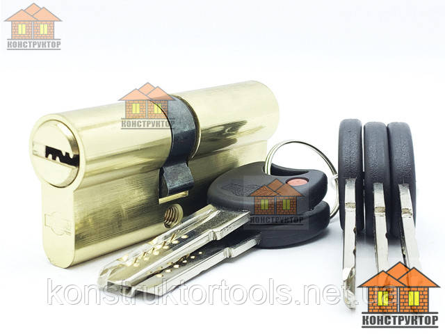 Циліндр IMPERIAL латунь C-68мм 31/37мм. колір полірована латунь, фото 1