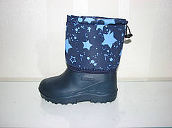 Чоботи дитячі сині пінка гумові розмір 30 31 36