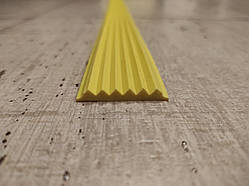 Гумова вставка в протиковзкі накладки 35х5 мм ( жовта )