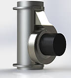 Димосос накладний для димоходу твердопаливного котла іжекційний Д 110-180 мм., фото 2