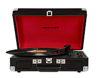 Програвач вінілу Crosley Cruiser Deluxe Black/Red з Bluetooth