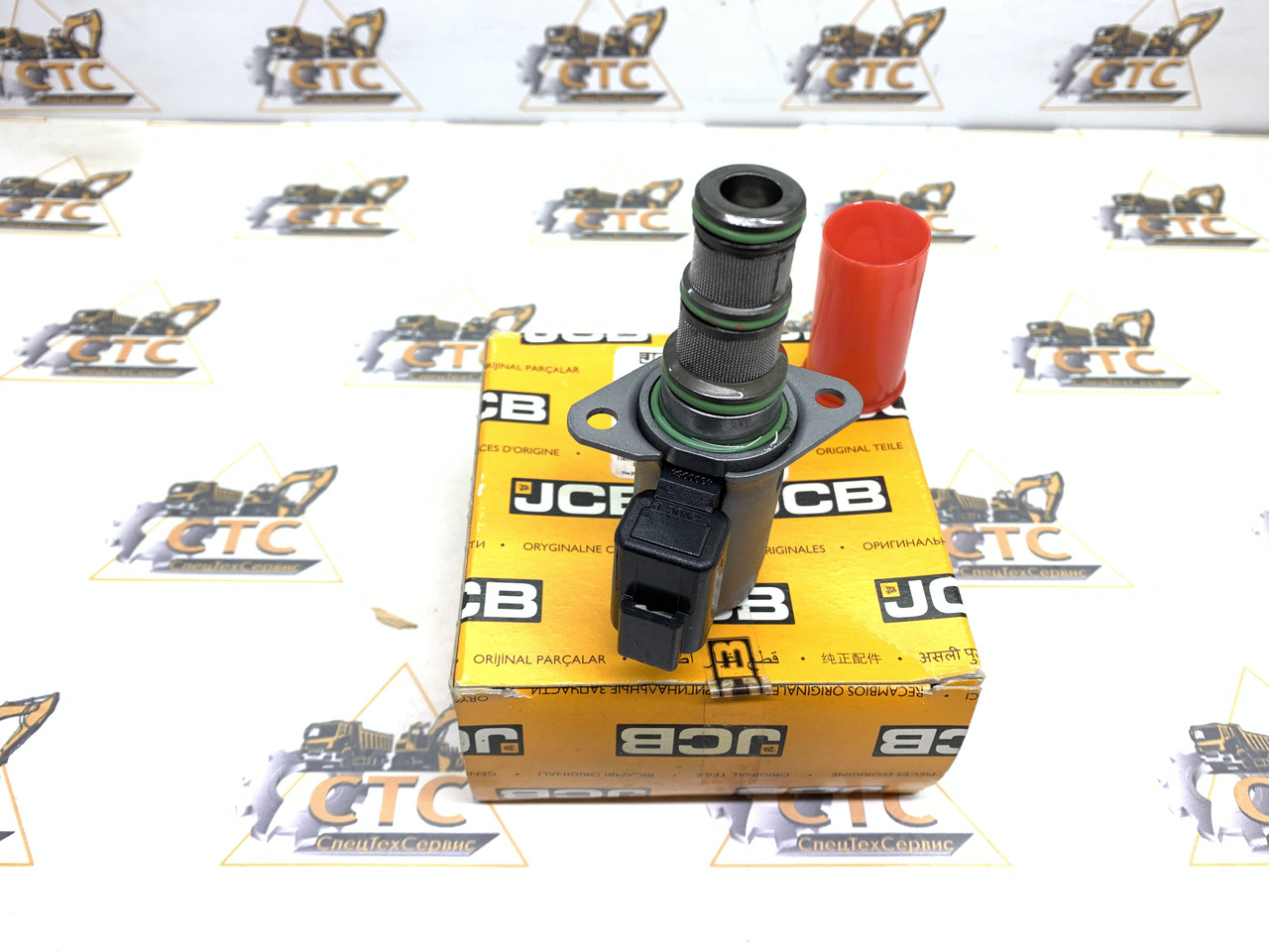 Солоноїд (електронний клапан) на КППП ОРІГИНАЛ для JCB 3CX, 4CX. 25/222913, 25/MM3127, фото 1