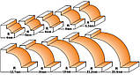 Фреза CMT радіусна крайкова R22,2-D57,1-l28,5-L66,6-d12, фото 2