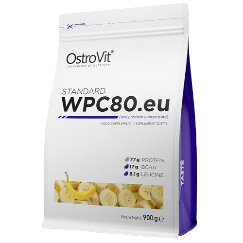 Протеїн Ostrovit WPC 80. EU (Whey Protein 80%) (900 грам.)
