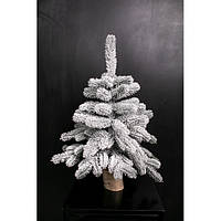 Искусственные новогодние елки заснеженная литая елка искусственная Ковалівська Заснеженная 0.65м со снегом NAT