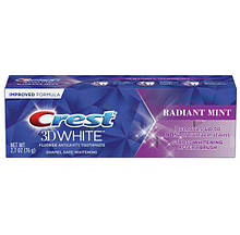 Вибілювальна зубна паста Crest 3D White Radiant mint toothpaste 76 гр