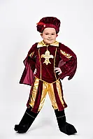 Красивий костюм принца з беретом зрiст 128-146