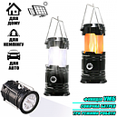 Кемпінговий LED ліхтар акумуляторний з сонячною батареєю, фото 6