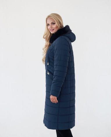 Женское зимнее пальто Элен больших размеров - фото 2 - id-p1718166485