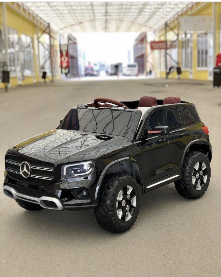 Детский лицензионный электромобиль джип Mercedes черный, фото 1