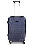 Набір валіз Франція (L M S-3шт) синій/Worldline 625, фото 4