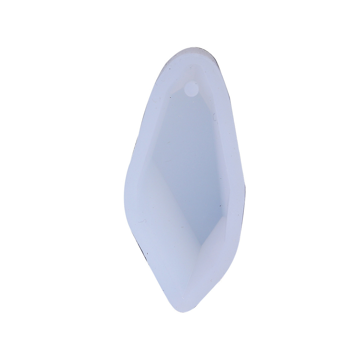Форма для епоксидної смоли Finding Молд підвіска кулон камінь силіконовий Білий 4.8 см x 2.2 см