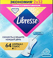 Ежедневные прокладки Libresse Normal Плюс 64 шт