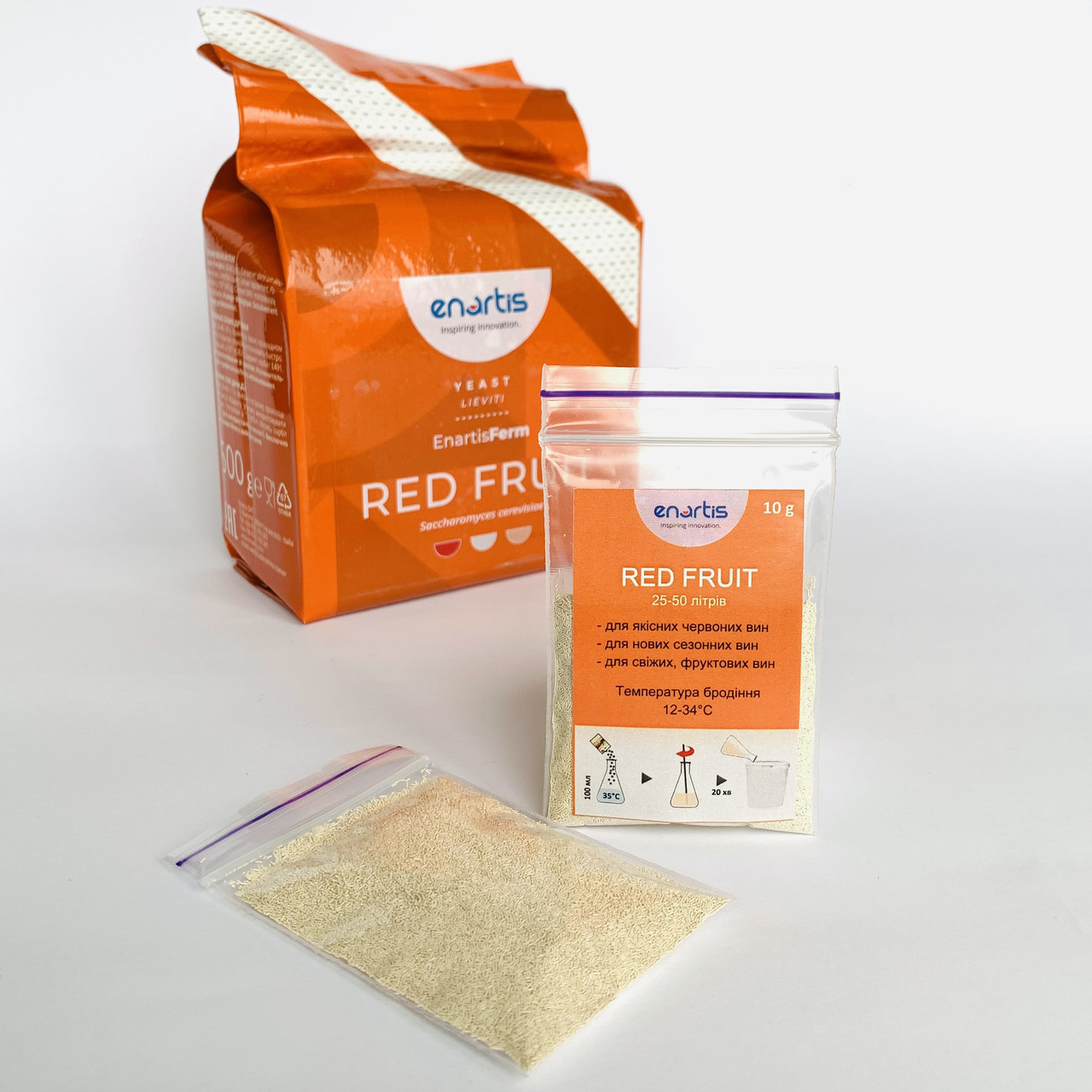 Винні дріжджі Enartis Ferm RED FRUIT, 10 г (Італія)