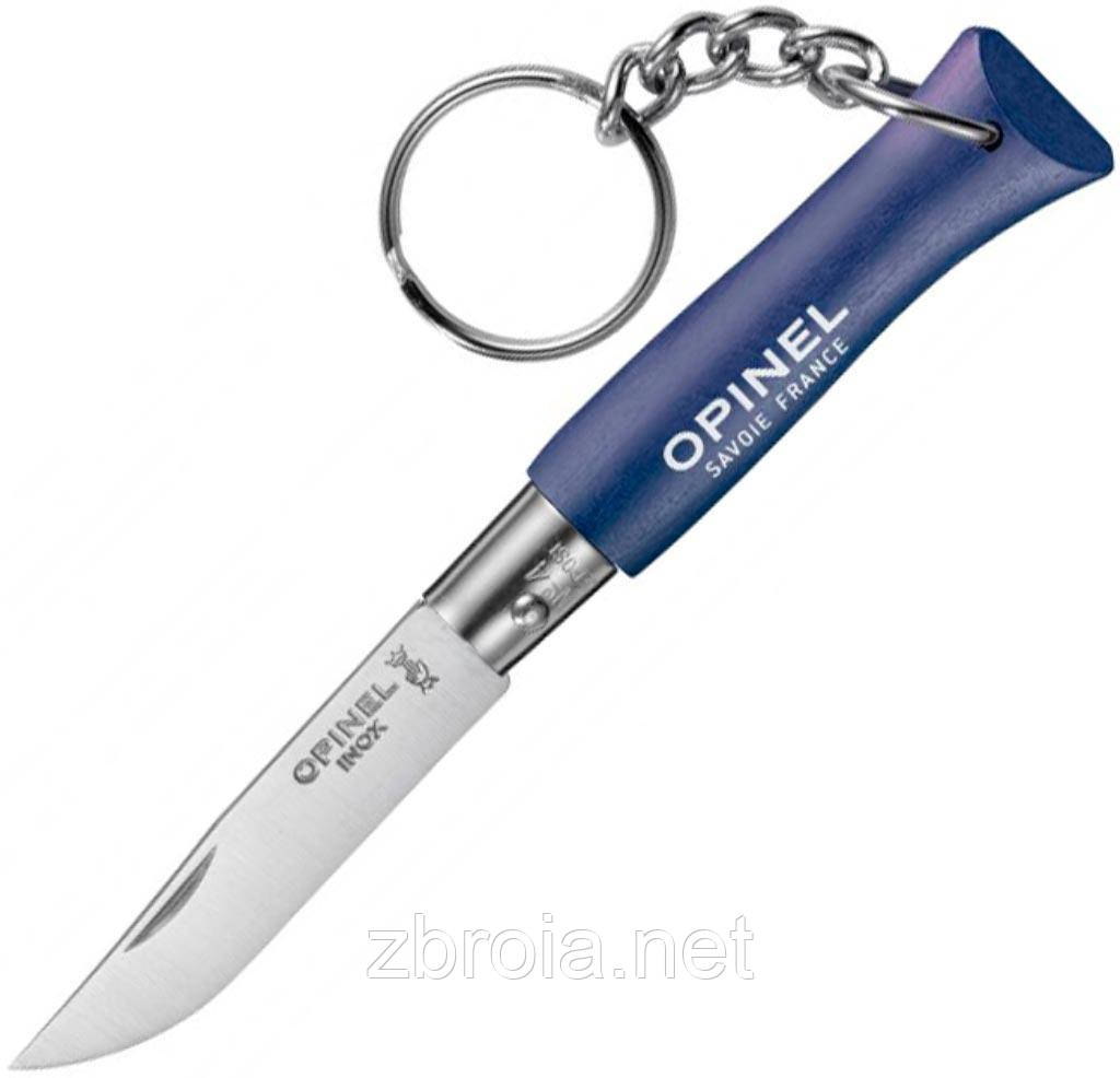 Ніж Opinel Keychain No4 Inox синій