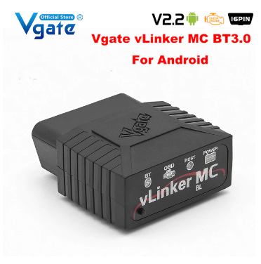Діагностичний адаптер OBD2 Vgate VLinker MC Bluetooth 3.0 для Android/Windows оновлений