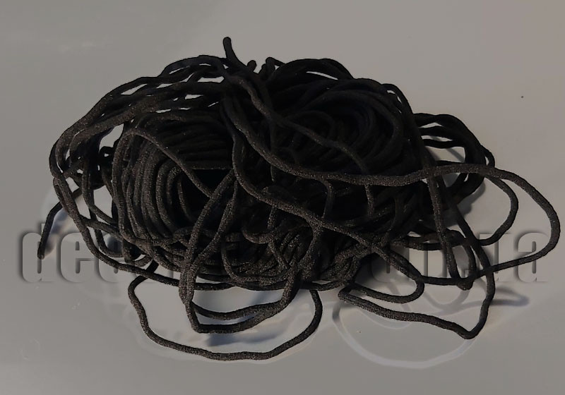 Гумка маскова чорна 2 мм/25г 24-25 м