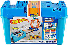 Трек Хот Вілс Гра без кордонів — Коробка для трюків Петля 3 в 1 Hot Wheels Track Builder Multi Loop Box