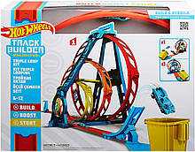 Трек Хот Вілс Потрійна Петля Hot Wheels Track Builder Unlimited Triple Loop Kit потрійне кільце
