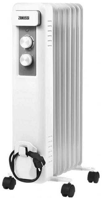 Масляний радіатор Zanussi ZOH/CS–07 W, 1.5 кВт, до 20 м.кв