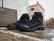 Чоловічі зимові термо черевики Lytos Cosmic High Tech Jab 1 1JJ143/1WPCM Waterproof чорні ОРИГІНАЛ, фото 3