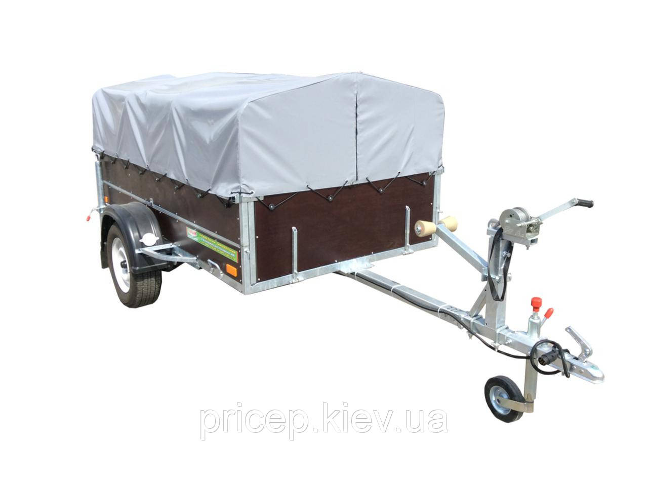 Причіп бортовий + для перевезення ПВх човна., фото 1