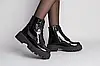 Жіночі демісезонні черевики ShoesBand Чорні натуральні шкіряні наплак на середню/широку стопу всередині байка 41 (26,5 см), фото 5