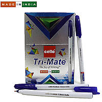 Ручка масляная синяя Trimate SKU 1,0мм Cello